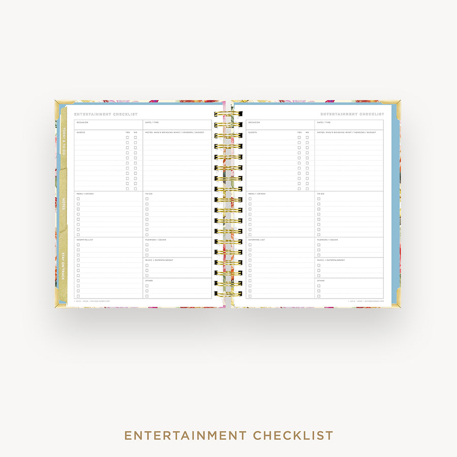 Day Designer 2026 weekly planner: oh so lovely cover with entertainment party planner