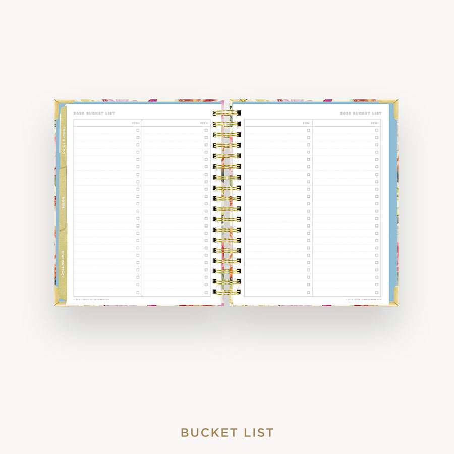Day Designer 2026 weekly planner: oh so lovely cover with bucket list