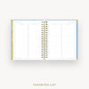 Day Designer 2026 weekly planner: alicia cover with favorite books and movies pages