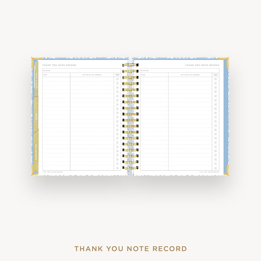 Day Designer 2026 weekly planner: alicia cover with thank you notes pages