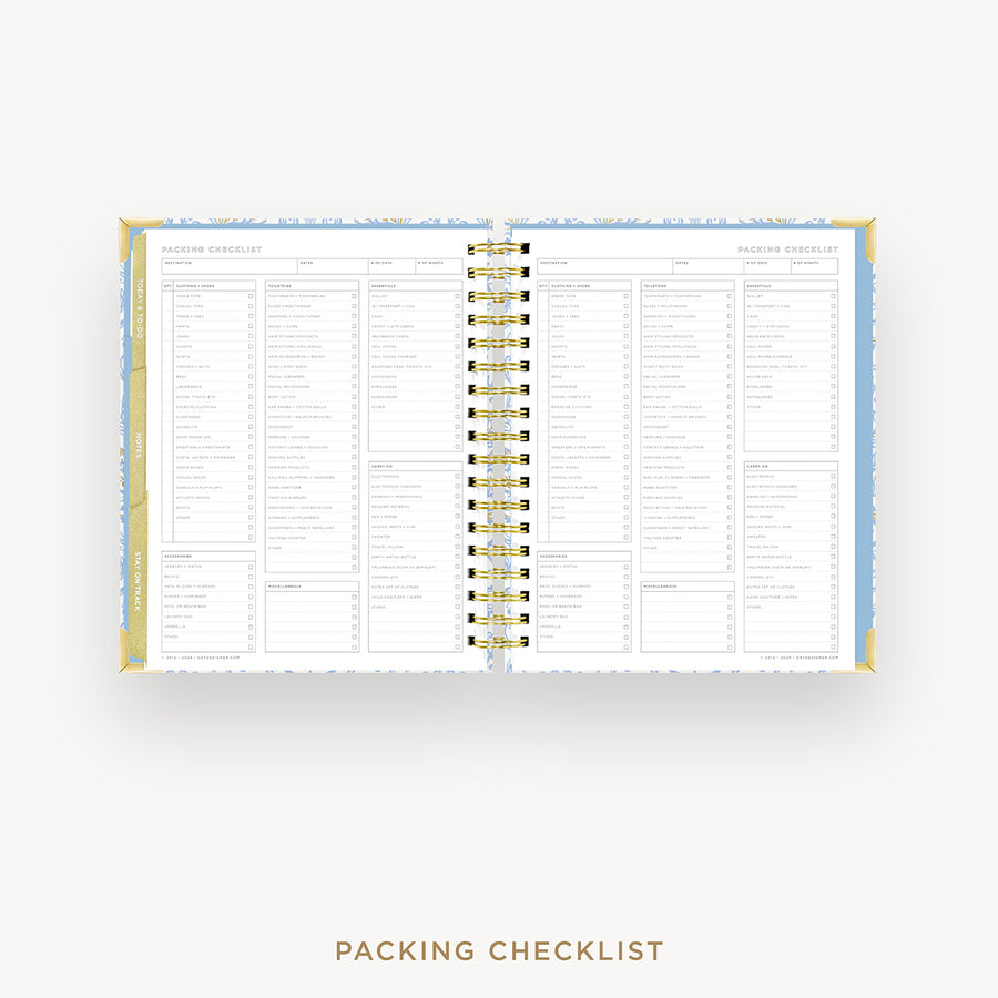 Day Designer 2026 weekly planner: alicia cover with packing checklist