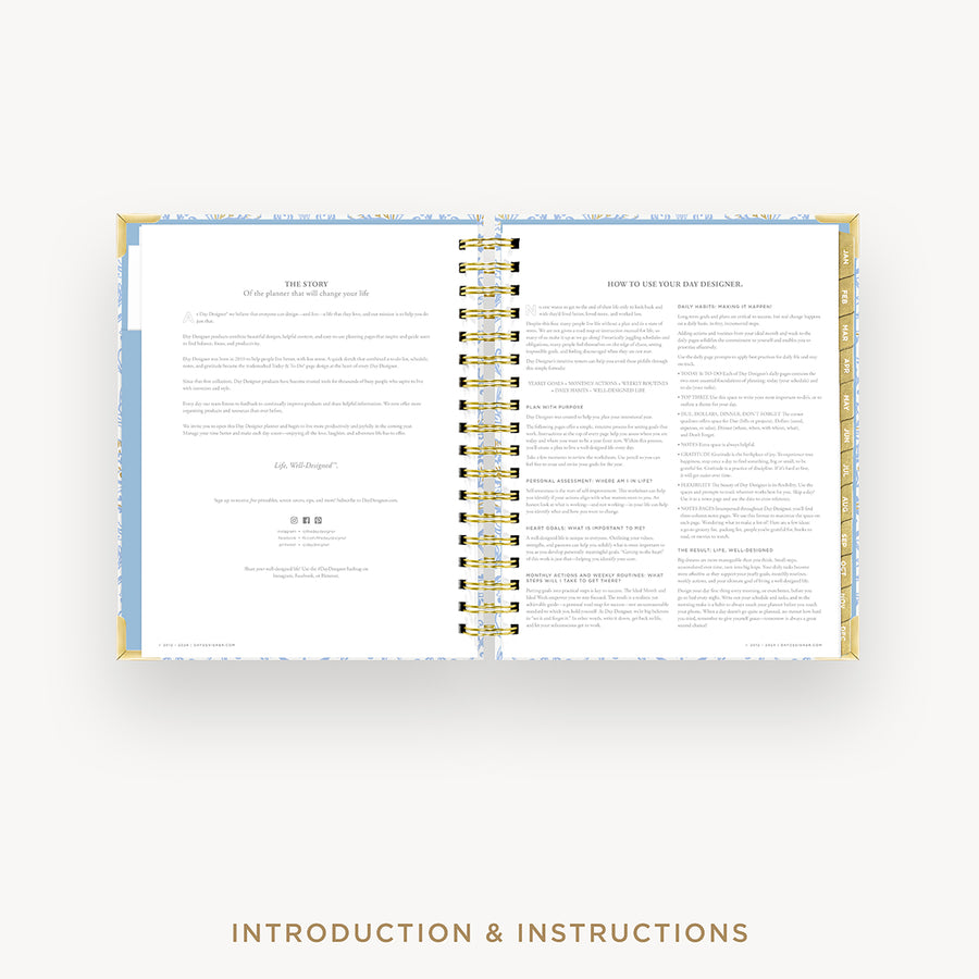 Day Designer 2026 weekly planner: alicia cover with introduction