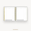 Day Designer 2026 weekly planner: charocal bookcloth cover with expense tracking pages