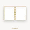 Day Designer 2026 weekly planner: caramel latte pebble texture cover with note-taking pages