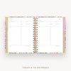 Day Designer 2026 mini weekly planner: ula bloom cover with undated daily planning pages