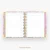 Day Designer 2026 mini weekly planner: ula bloom cover with note-taking pages