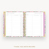 Day Designer 2026 mini weekly planner: ula bloom cover with thank you notes pages