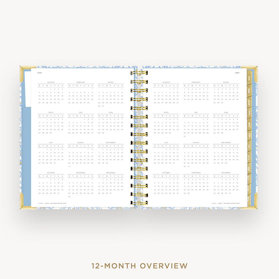 Day Designer 2026 mini weekly planner: alicia cover with 12 month calendar