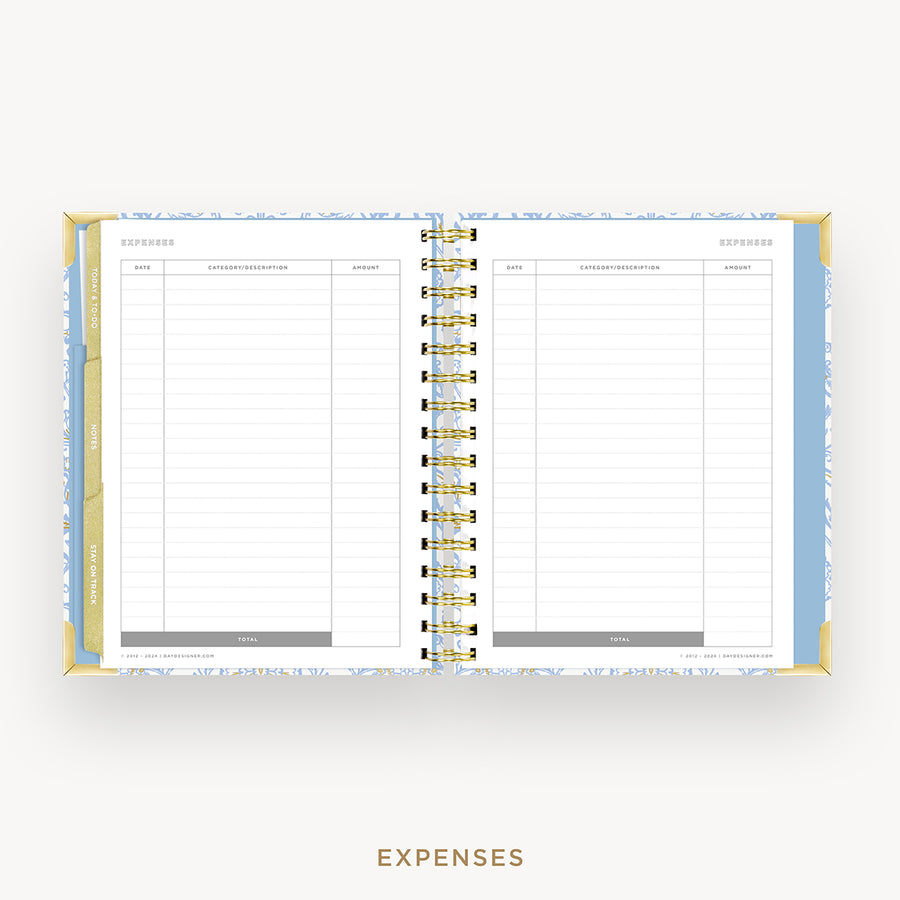 Day Designer 2026 mini weekly planner: alicia cover with expense tracking pages