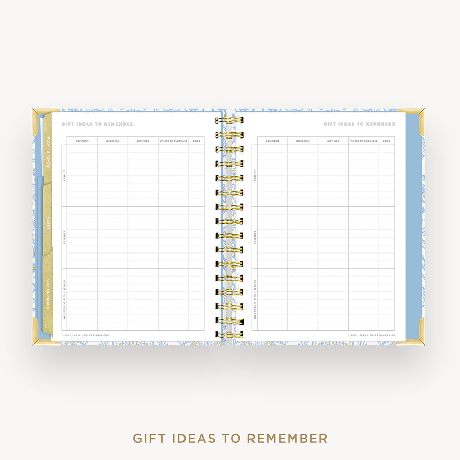 Day Designer 2026 mini weekly planner: alicia cover with gift ideas pages
