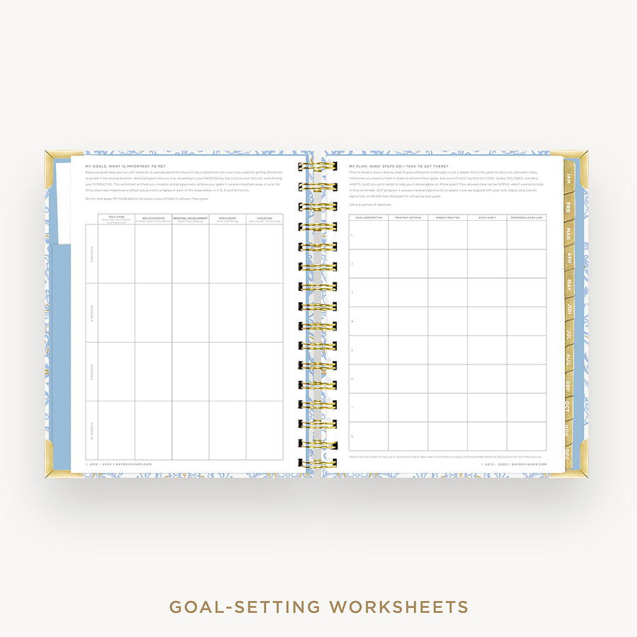 Day Designer 2026 mini weekly planner: alicia cover with goals worksheet