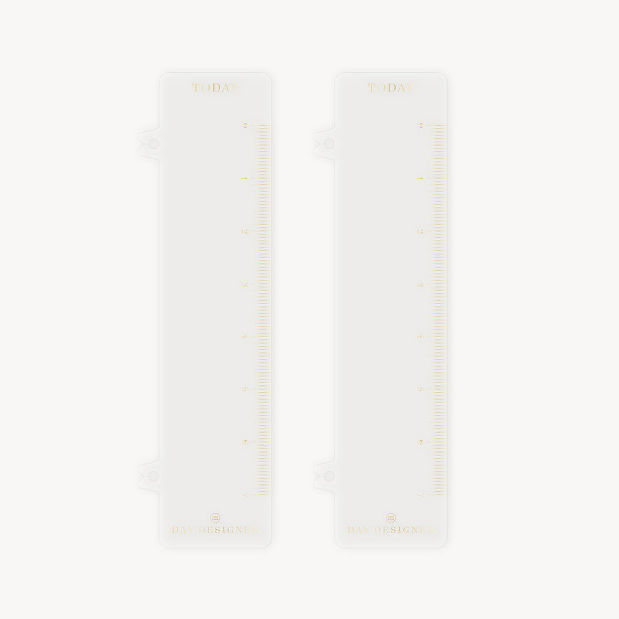 Flagship Bookmark Planner Rulers: 2-Pack Set