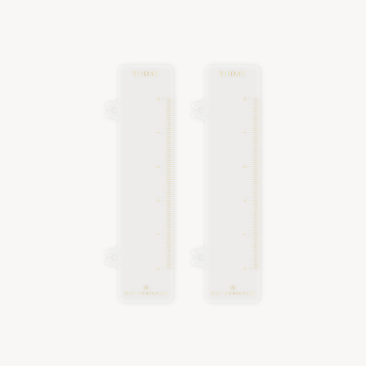 Flagship Mini Bookmark Planner Rulers: 2-Pack Set