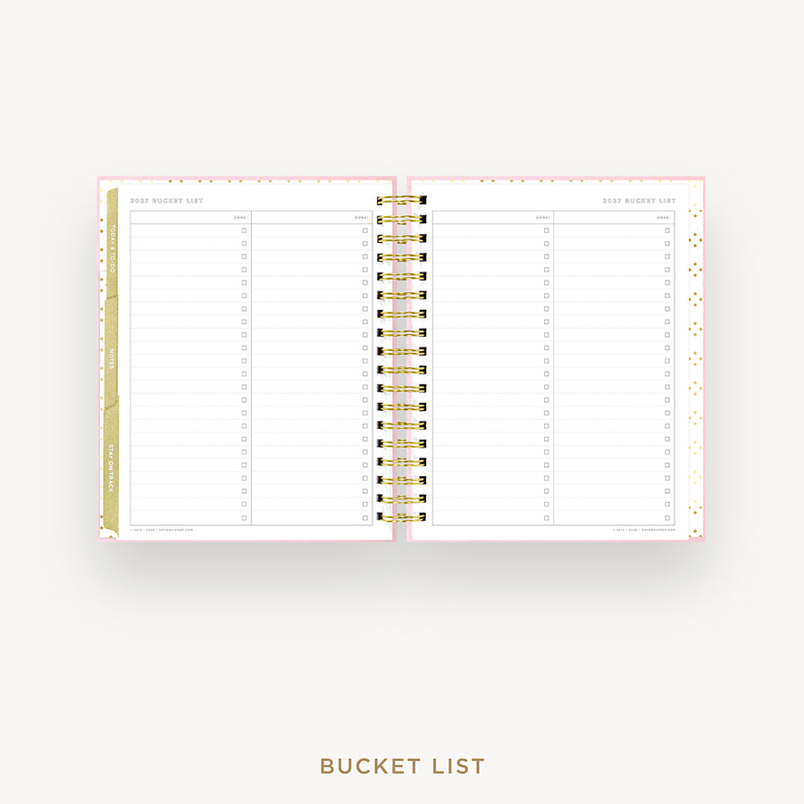 2027 Weekly Planner: Peony Bookcloth
