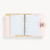 A5 Vegan Leather Planner: Blush