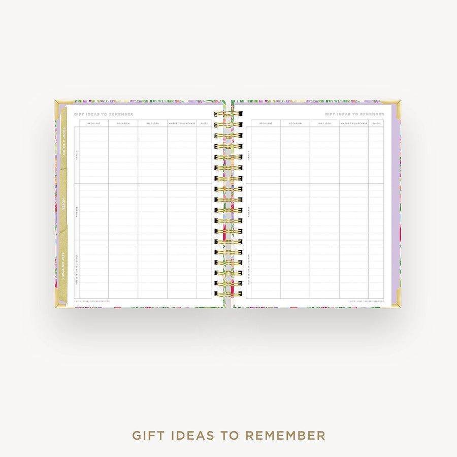 Day Designer 2026-27 weekly planner: Belle Vie cover with gift ideas pages