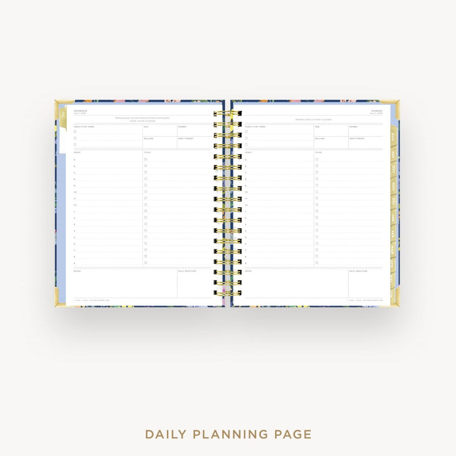 Day Designer 2026-27 daily planner: Day Lily cover with daily planning page