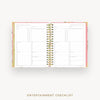 Day Designer 2026-27 weekly planner: Heirloom cover with entertainment party planner