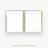 Day Designer 2026-27 daily planner: Day Lily cover with goals worksheet