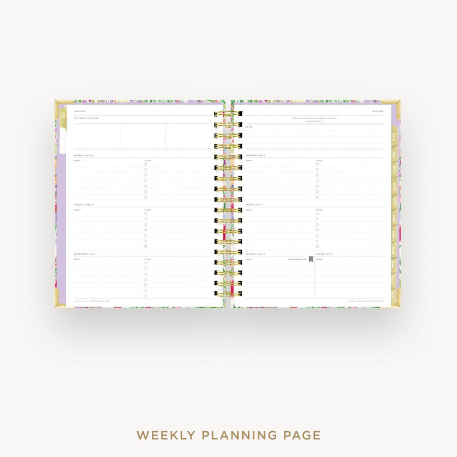 Day Designer 2026-27 weekly planner: Belle Vie cover  with weekly planning pages