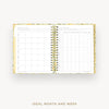 Day Designer 2026-27 weekly planner: Lemon Floral Sage cover with ideal week worksheet