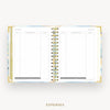 Day Designer 2026 mini weekly planner: sea and sky cover with expense tracking pages