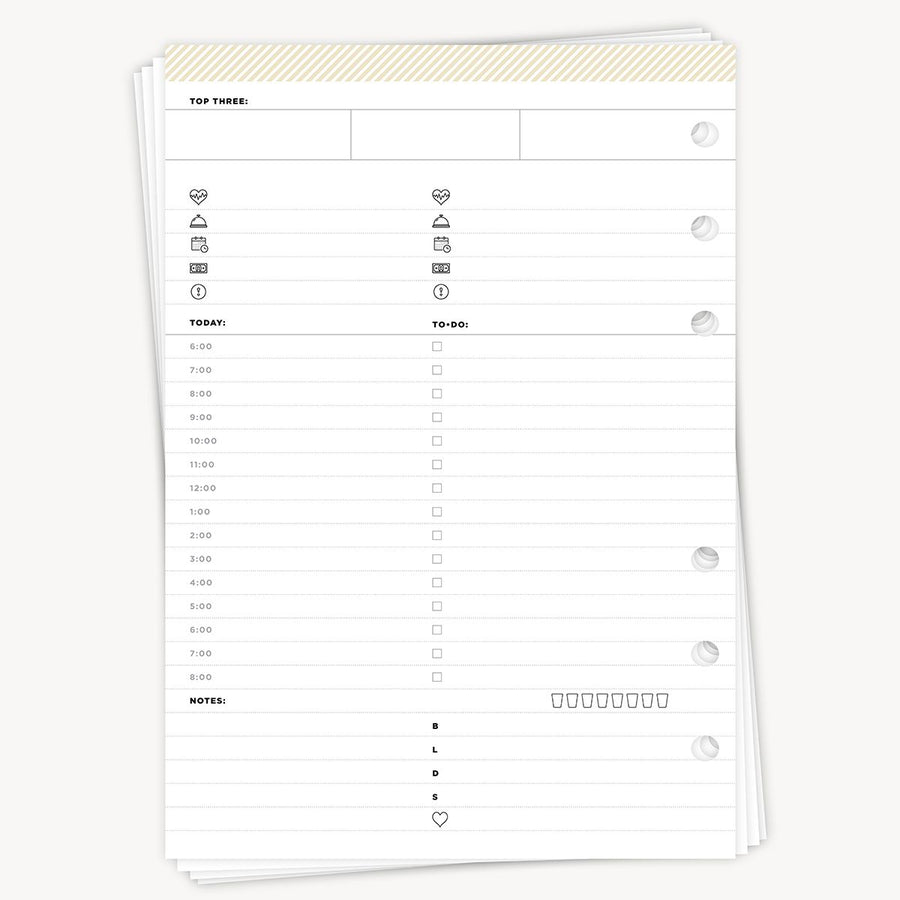 A5 Planner Inserts: 2026 Monthly Calendar (Calendar Year)