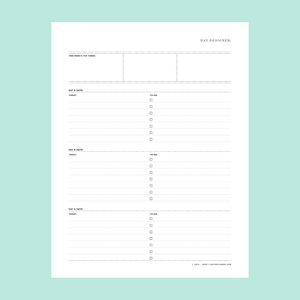 Free Weekly Planner Printable