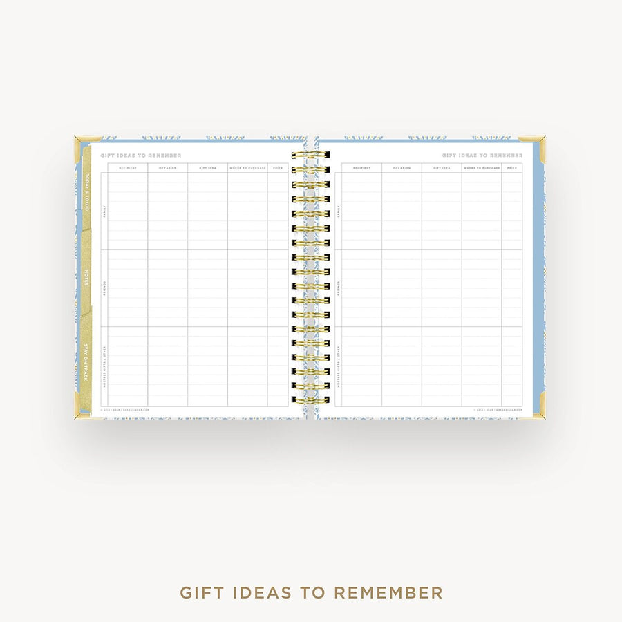 Day Designer 2026-27 weekly planner: Grand Shell cover with gift ideas pages