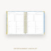 Day Designer 2026-27 weekly planner: Grand Shell cover with entertainment party planner