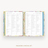 Day Designer 2026 mini weekly planner: oh so lovely cover with packing checklist