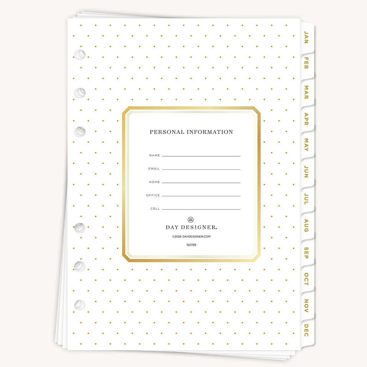 A5 Planner Inserts: 2027 Monthly Calendar (Calendar Year)