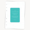 A5 Quarterly Planner Inserts: Dated Day on One Page (Q2 2027: April - June 2027)