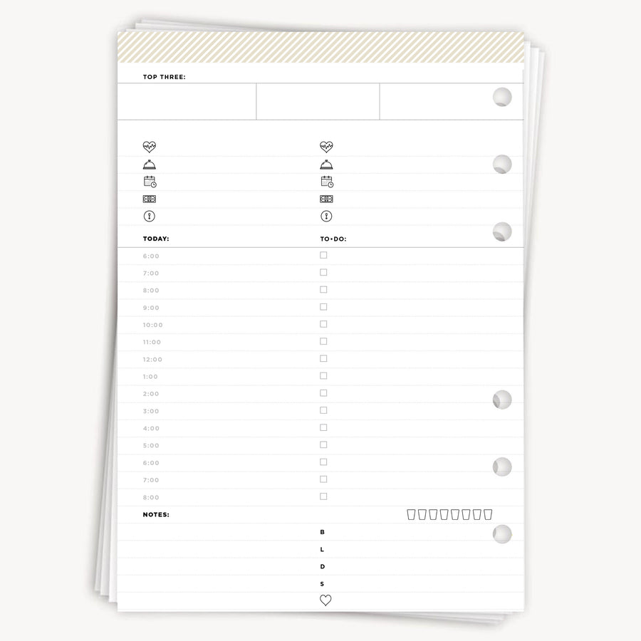 A5 Planner Inserts: 2024 Weekly/Monthly A5 (Calendar Year)