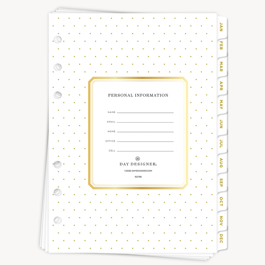 A5 Planner Inserts: 2027 Weekly/Monthly A5 (Calendar Year)