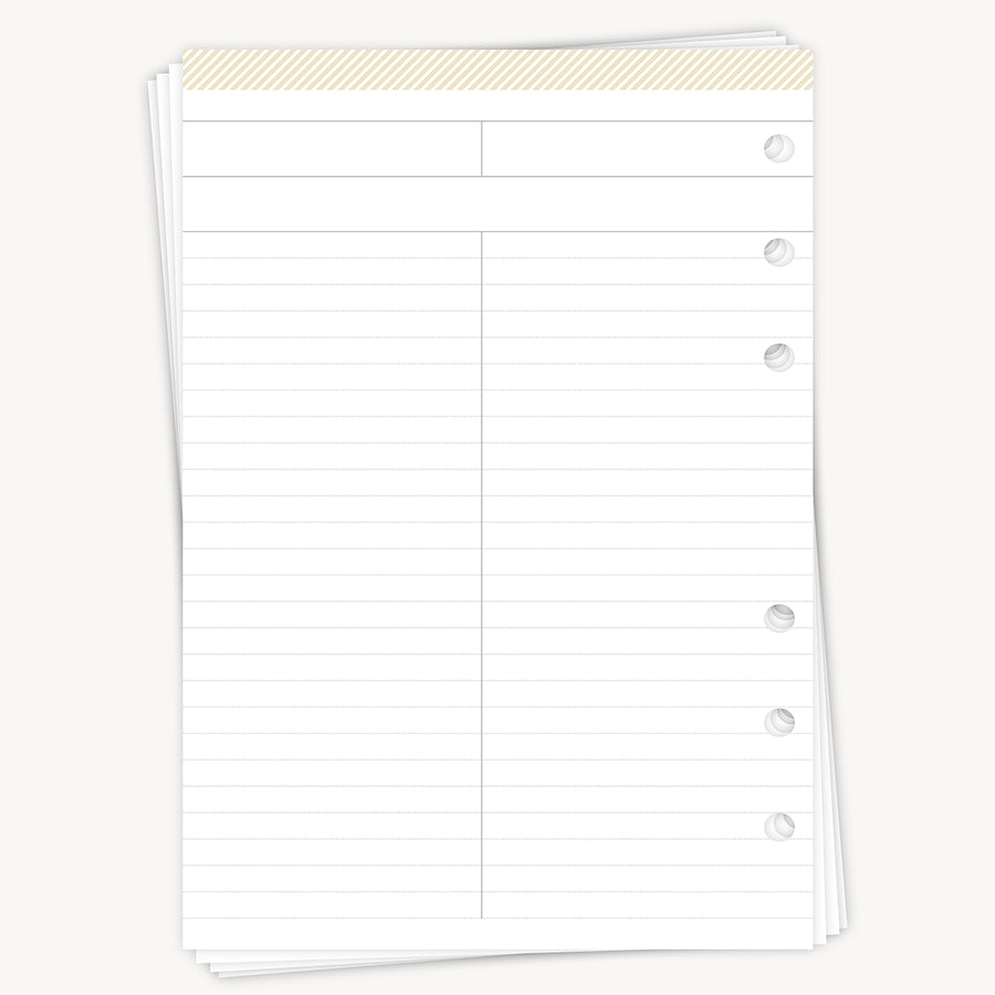 A5 Planner Inserts: 2027 Weekly/Monthly A5 (Calendar Year)