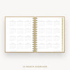 Day Designer 2026-27 mini weekly planner: Caramel Latte cover with 12 month calendar