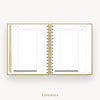 Day Designer 2026-27 mini weekly planner: Caramel  Latte cover with expense tracking pages