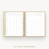Day Designer 2026-27 mini weekly planner: Caramel Latte cover with gift ideas pages