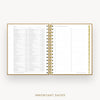 Day Designer 2026-27 mini weekly planner: Caramel Latte cover with holidays page