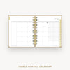 Day Designer 2025-26 daily planner: caramel latte cover with monthly calendar