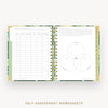 Day Designer 2026 mini weekly planner: st barts cover with self assessment worksheet