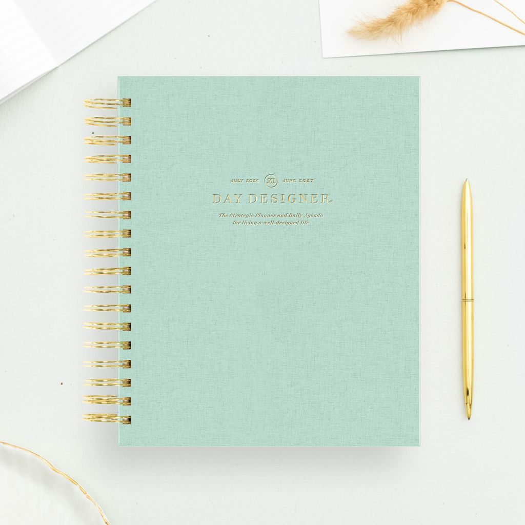 2026-27 Daily Planner: Sage Bookcloth