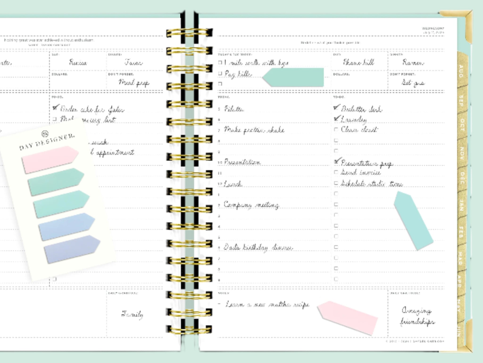 Flag Sticky Notes: 5-Pack Set | Accessories | Day Designer