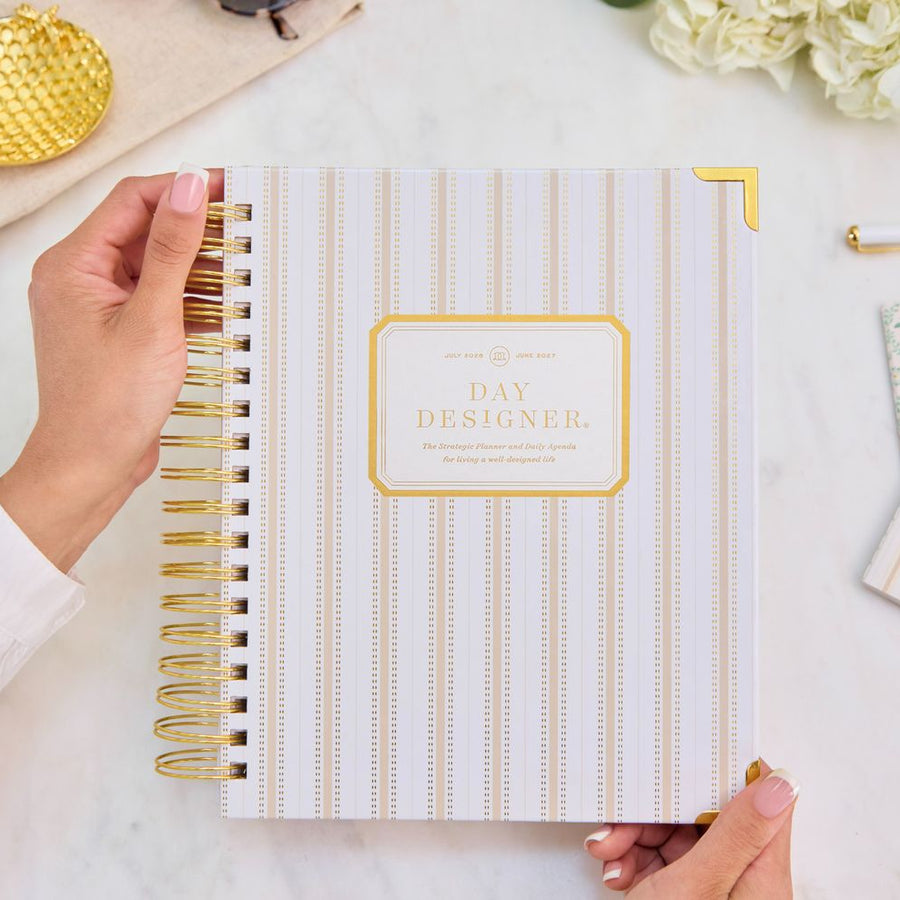 2026-27 Daily Planner: Ticking Stripe