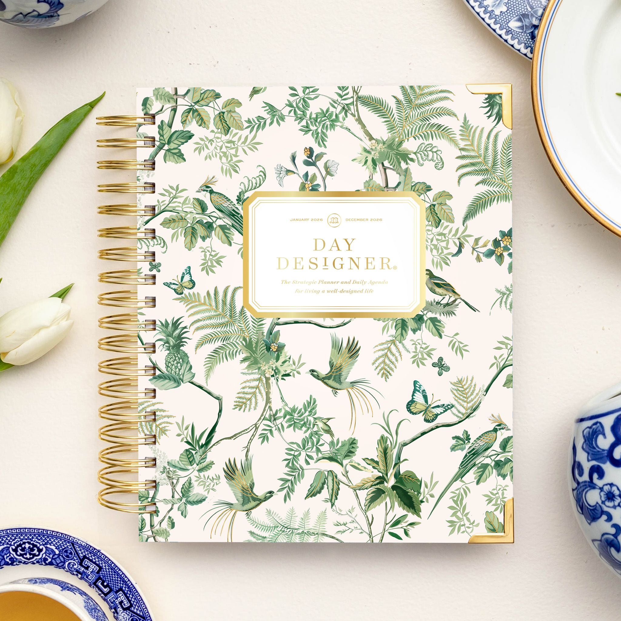 2026 Daily Planner: Vintage Garden