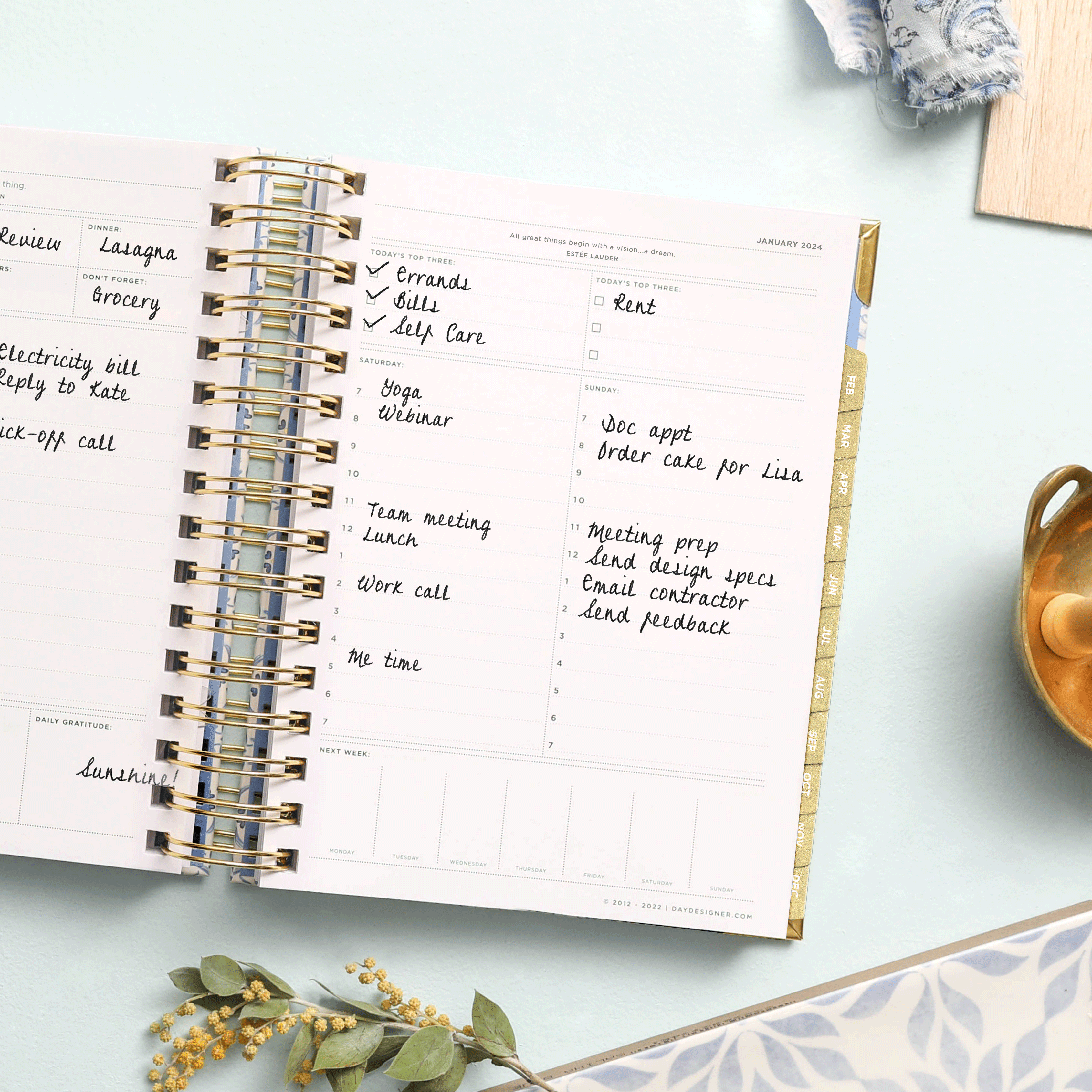 2024 Daily Planner: Painted Leopard | Day Designer