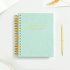 Day Designer 2024 mini daily planner: Sage Bookcloth beautiful cover agenda book