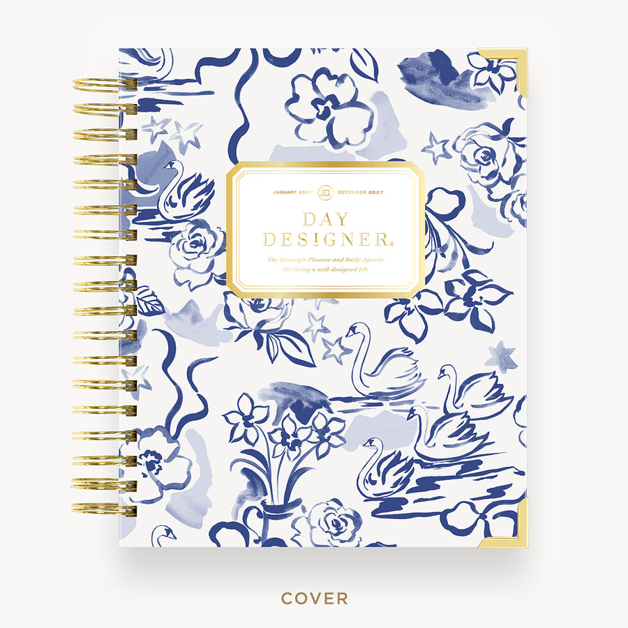 2027 Daily Planner: Swan Lake