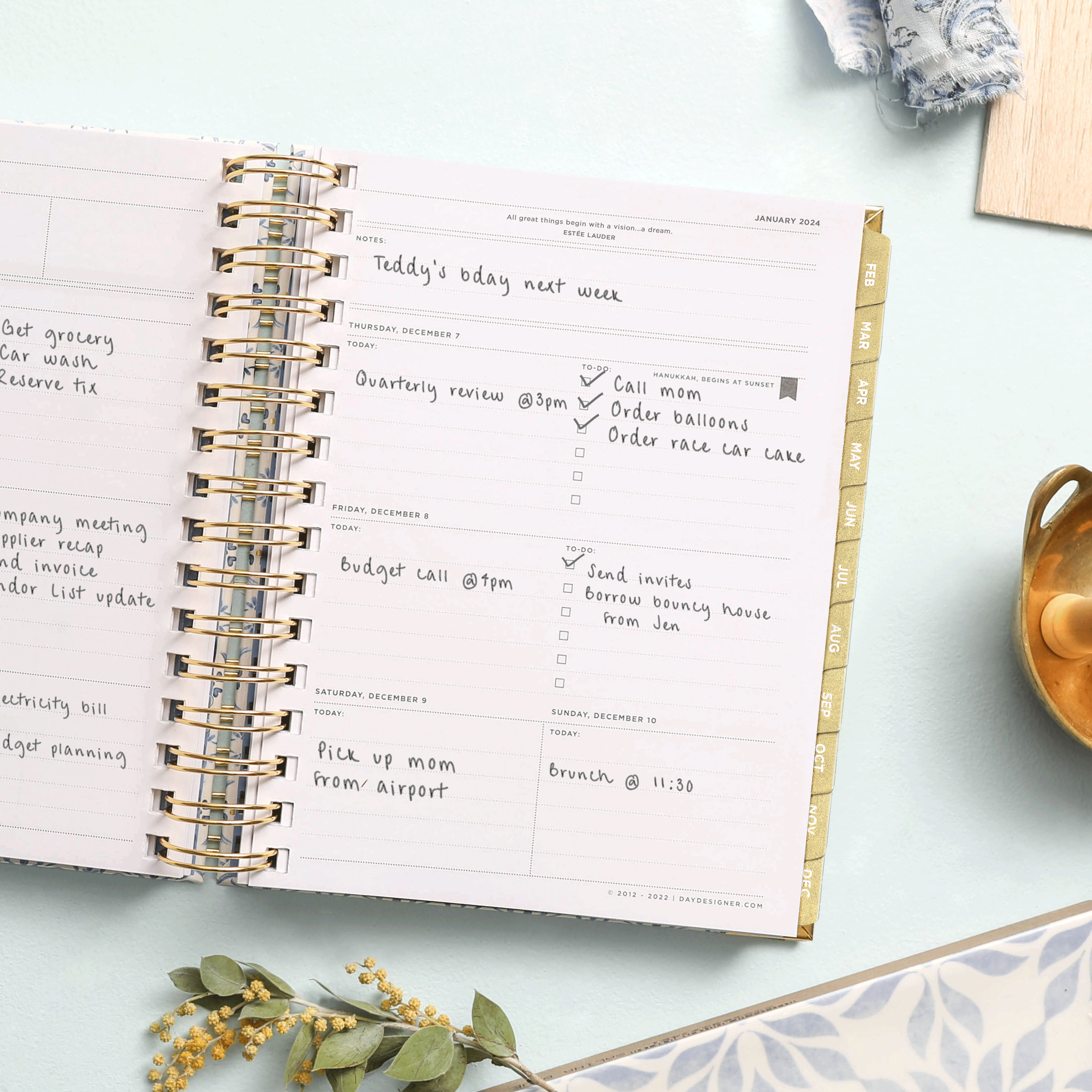 2026 Mini Weekly Planner: Alicia